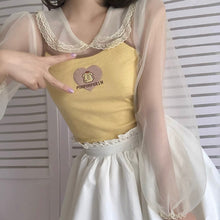 womens kawaii outfit sanrio pompompurin crop top yellow cute harajuku