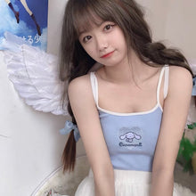 womens kawaii aesthetic mizuiro tenshi kaiwai cinnamoroll crop top light blue