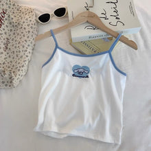 womens kawaii white cinnamoroll crop top