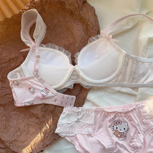 womens cute japanese hello kitty bra set