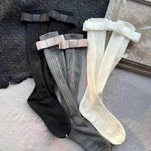 womens aesthetic outfits preppy old money coquette black gray white knee high socks with bows