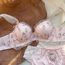womens pink hello kitty bra set sanrio lingerie kawaii