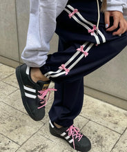 blokette outfits sweatpants joggers for women navy blue