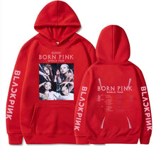 womens blackpink hoodie red