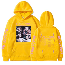 womens blackpink hoodie yellow