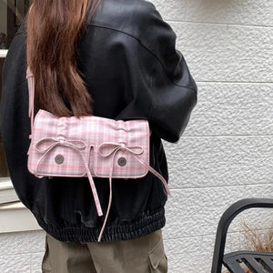 womens korean fashion cute shoulder bags pink