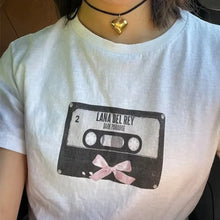 womens aesthetic tops tshirt graphic tee cute coquette lana del rey tshirt
