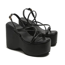 womens aesthetic shoes chunky black platform sandals y2k 90s goth punk shoes