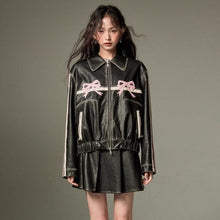 cute distressed leather riding motorcycle jacket womens