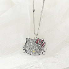 Harajuku Kawaii Aesthetic Y2K Hello Kitty Bling Rhinestone Necklace