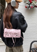 womens aesthetic outfits pink aesthetic shoulder bag with bows