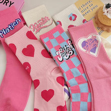 Harajuku Kawai Aesthetic Pink Y2K Graphic Socks