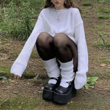 Harajuku Aesthetic Fashion Goth Grunge Chunky Platform Mary Jane Shoes