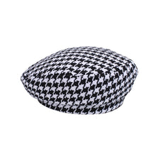 Korean Aesthetic Blackpink Inspired Jennie Kim Houndstooth Beret
