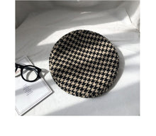 Korean Aesthetic Blackpink Inspired Jennie Kim Houndstooth Beret