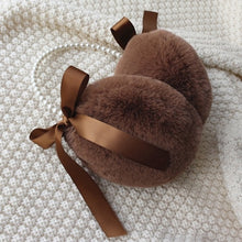 brown pearl headband ear muffs