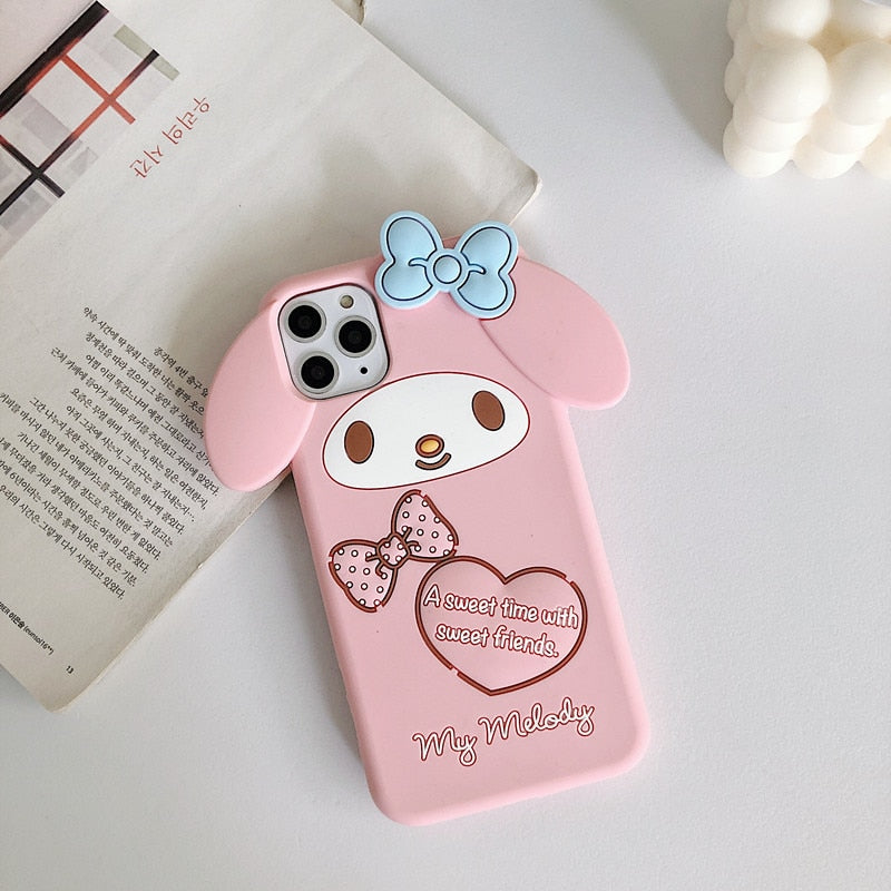 Harajuku Kawaii My Melody Pompompurin Cinnamoroll iPhone Case – The Kawaii Factory Harajuku Kawaii My Melody Pompompurin Cinnamoroll iPhone Case – The Kawaii Factory