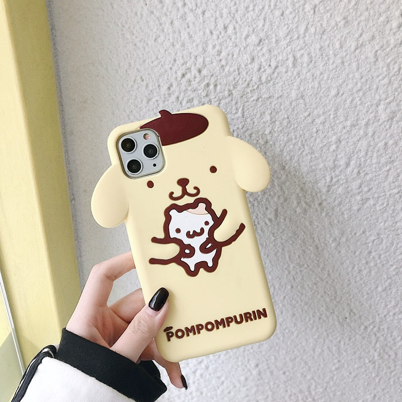 Harajuku Kawaii My Melody Pompompurin Cinnamoroll iPhone Case – The Kawaii Factory Harajuku Kawaii My Melody Pompompurin Cinnamoroll iPhone Case – The Kawaii Factory