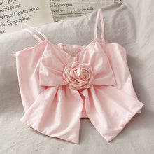 Korean Aesthetic Outfits Jennie Kim Inspired Camellia Blue Bow Crop Top