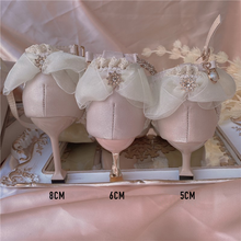 Korean Fashion Coquette Lace Kitten Heels
