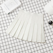 Harajuku Kawaii Fashion Korean Style Y2K Aesthetic Neutral Colors Pleated Tennis Skirt