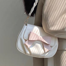 Kawaii Coquette Aesthetic Dollette Baby Pink Bow Shoulder Bag