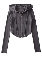 Y2K Cyber Fairy Grunge Aesthetic Acubi Fitted Zip Up Hoodie