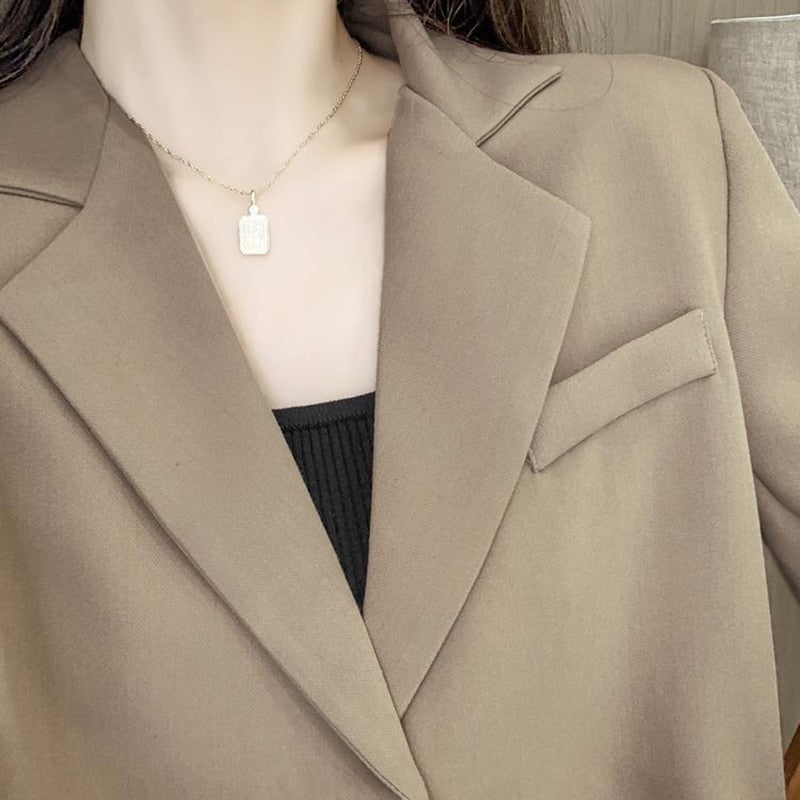 BADEE★韓国★人気★Cropped String Blazer 2色 Stretchable Cropped Blazer | Cropped Blazers Women | Blazer