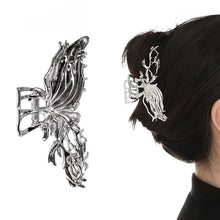 Y2K Raver Girl Aesthetic Tribal Design Claw Clip Hairclip