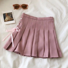 Harajuku Kawaii Aesthetic Coquette Side Corset Lacing Tennis Skirt