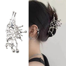 Y2K Raver Girl Aesthetic Tribal Design Claw Clip Hairclip