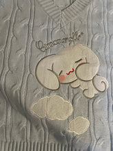 Kawaii Fashion Aesthetic Cinnamoroll Sleeping Baby Blue Sweater