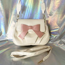 Kawaii Coquette Aesthetic Dollette Baby Pink Bow Shoulder Bag