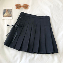 Harajuku Kawaii Aesthetic Coquette Side Corset Lacing Tennis Skirt