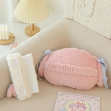 Harajuku Kawaii Aesthetic My Melody My Sweet Piano Car Decoration Set Headrest Seatbelt Cover Cushion