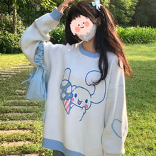 Kawaii Aesthetic Cinnamoroll Ice Cream Knit Sweater