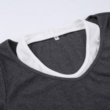 Y2K Cyber Fairy Grunge Aesthetic Acubi Double Layered Rib Knit Top