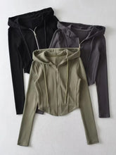 Y2K Cyber Fairy Grunge Aesthetic Acubi Fitted Zip Up Hoodie