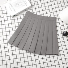 Harajuku Kawaii Fashion Korean Style Y2K Aesthetic Neutral Colors Pleated Tennis Skirt