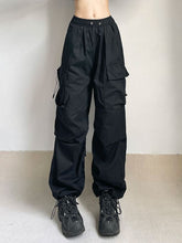 y2k cargo pants black womens