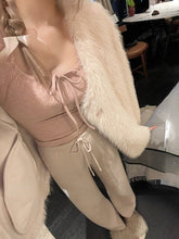 Korean Style Balletcore Ribbed Knit Bow Top