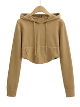 Korean Aesthetic Blackpink Lisa Inspired Casual Knit Corset Hoodie