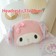 Harajuku Kawaii Aesthetic My Melody My Sweet Piano Car Decoration Set Headrest Seatbelt Cover Cushion