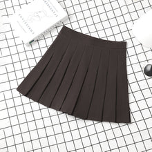 Harajuku Kawaii Fashion Korean Style Y2K Aesthetic Neutral Colors Pleated Tennis Skirt