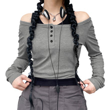 Y2K Cyber Fairy Grunge Aesthetic Acubi Double Layer Button Up Top