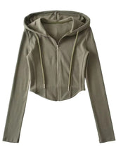 Y2K Cyber Fairy Grunge Aesthetic Acubi Fitted Zip Up Hoodie