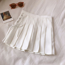 Harajuku Kawaii Aesthetic Coquette Side Corset Lacing Tennis Skirt