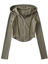 Y2K Cyber Fairy Grunge Aesthetic Acubi Fitted Zip Up Hoodie