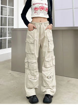 Korean Y2K Oversized Pocket Cargo Pants