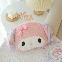 Harajuku Kawaii Aesthetic My Melody My Sweet Piano Car Decoration Set Headrest Seatbelt Cover Cushion